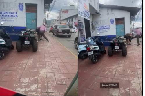Video: Hombre agrede a golpes a un discapacitado en Tejupilco